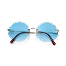 Lade das Bild in den Galerie-Viewer, Sunglasses sun Shades Summer Ocean Lens round Frame Hot Selling Couple Stainless Steel unisex
