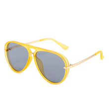 Lade das Bild in den Galerie-Viewer, Sunglasses sun Shades All Match Riding Fashion Large Rim Aviator Trendy Vintage unisex
