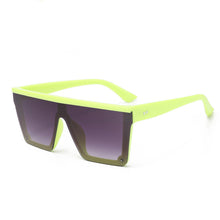 Lade das Bild in den Galerie-Viewer, Sunglasses sun Shades Large Frame Integrated Trendy Fashion Box shade Colorful Color unisex
