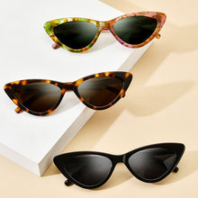 Lade das Bild in den Galerie-Viewer, Sunglasses sun Shades Small Frame Polarized Fashion Triangle Women's Retro Plate Cats' Eye unisex
