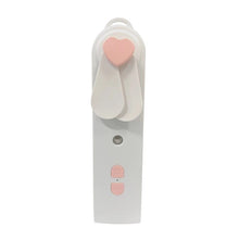 Lade das Bild in den Galerie-Viewer, Portable 2 In 1 Mini Fan Humidifier USB Rechargeable Handheld Fan Water Spray Mist Fan Face Steamer
