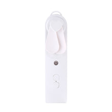Lade das Bild in den Galerie-Viewer, Portable 2 In 1 Mini Fan Humidifier USB Rechargeable Handheld Fan Water Spray Mist Fan Face Steamer
