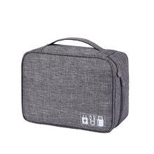 Load image into Gallery viewer, Portable Electronic Accessories Travel Bag U disk U shield headset charger power cord storage bag Men Women Travel packing cubes
