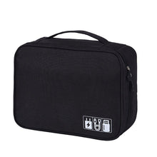 Load image into Gallery viewer, Portable Electronic Accessories Travel Bag U disk U shield headset charger power cord storage bag Men Women Travel packing cubes
