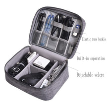 Load image into Gallery viewer, Portable Electronic Accessories Travel Bag U disk U shield headset charger power cord storage bag Men Women Travel packing cubes
