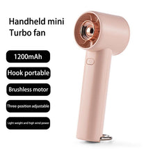 Load image into Gallery viewer, Portable Fan Mini Handheld Fan Unique Design Portable Personal Hand Fan USB Rechargeable with Powerf
