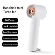 Load image into Gallery viewer, Portable Fan Mini Handheld Fan Unique Design Portable Personal Hand Fan USB Rechargeable with Powerf
