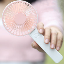 Load image into Gallery viewer, Portable Fans Handheld USB Rechargeable Fan Mini Desktop Air Cooler Outdoor Fan Cooling Travel Hand
