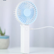 Load image into Gallery viewer, Portable Fans Handheld USB Rechargeable Fan Mini Desktop Air Cooler Outdoor Fan Cooling Travel Hand
