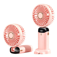 Load image into Gallery viewer, Portable Hand Fan Mini USB Rechargeable Fans USB Rechargeable Summer Desk Handheld Air Conditioner C
