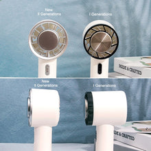 Lade das Bild in den Galerie-Viewer, Portable Hand Fan Semiconductor Refrigeration Cooling 2200mAh Battery USB Rechargeable Mini Handheld
