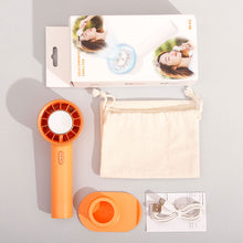 Lade das Bild in den Galerie-Viewer, Portable Hand Fan Semiconductor Refrigeration Cooling 2200mAh Battery USB Rechargeable Mini Handheld
