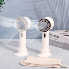 Lade das Bild in den Galerie-Viewer, Portable Hand Fan Semiconductor Refrigeration Cooling 2200mAh Battery USB Rechargeable Mini Handheld
