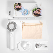 Lade das Bild in den Galerie-Viewer, Portable Hand Fan Semiconductor Refrigeration Cooling 2200mAh Battery USB Rechargeable Mini Handheld
