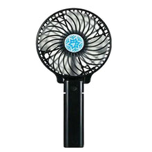 Load image into Gallery viewer, Portable Hand Fan USB Rechargeable Foldable Handheld Mini Fan Cooler 3 Speed Adjustable Cooling Fan
