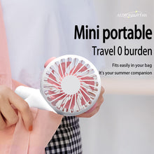 Load image into Gallery viewer, Portable Handheld Fan Cartoon Charging Model Large Wind Dormitory Student Office Worker Selling Like
