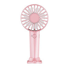 Lade das Bild in den Galerie-Viewer, Portable Handheld Fan USB Rechargeable Adjustable Wind Speed Cooling Cooling Desk Outdoor Travel Han
