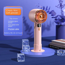 Load image into Gallery viewer, Portable Handheld Mini Fan USB Rechargeable Super Silent Large Wind Fan Portable Outdoor Pocket Fan
