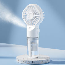 Load image into Gallery viewer, Portable Rechargeable Mini Humidification Fan 800mAh Silent Wireless Handheld Fan Small Cooling usb
