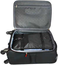 Lade das Bild in den Galerie-Viewer, Portable Travel Shelves Bag 3-Shelf Suitcase Packing Cube Collapsible Hanging Closet Storage Bag Space Travel Luggage Organizer
