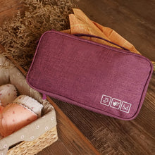 Lade das Bild in den Galerie-Viewer, Portable Underwear Bra Storage Bag Waterproof Travel Organizers Multi-Layer Toiletry Packing Cube Multifunctional Storage Bag
