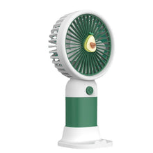 Lade das Bild in den Galerie-Viewer, Portable hand-held small fan cute hit color belt mobile phone bracket student gift desktop usb charg
