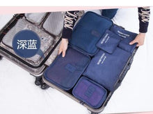 Load image into Gallery viewer, 6PCS/Set High Quality Oxford Cloth Travel Mesh Cosmetic Bag Luggage Organizer Packing Cube Organiser Travel Bags
