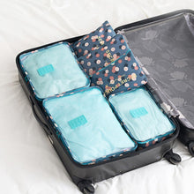 Load image into Gallery viewer, 6PCS/Set High Quality Oxford Cloth Travel Mesh Cosmetic Bag Luggage Organizer Packing Cube Organiser Travel Bags
