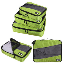 Load image into Gallery viewer, 3Pcs/set High Quality Travel Luggage Organize Storage Bags For Shirts Clothes Underwear Breathable Mesh Packing Cube Set
