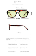 Load image into Gallery viewer, Sunglasses sun Shades Generous Double Beam Plate Female Fashion Street Shooting Catwalk unisex
