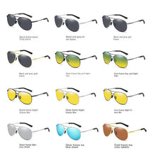 Lade das Bild in den Galerie-Viewer, Sunglasses sun Shades Day Night Vision Dual Use Polarized Men's Polarized Color Changing Aviator Driver unisex
