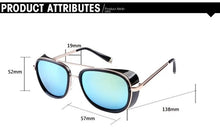 Lade das Bild in den Galerie-Viewer, Sunglasses sun Shades Windshield Men's and Women's Double Beam Retro Personalized unisex
