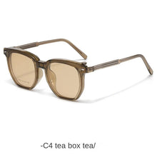 Load image into Gallery viewer, Sunglasses sun Shades Can Be Turned up Polarized Beige Nail Frame with Myopic Option Degrees unisex

