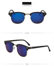 Load image into Gallery viewer, Sunglasses sun Shades Polarized Half Frame Rice Nail Reflective Lenses Retro Photochromic Glass unisex

