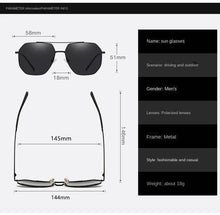 Load image into Gallery viewer, Sunglasses sun Shades Myopic Degrees Driving Square Rimmed UV Protection unisex
