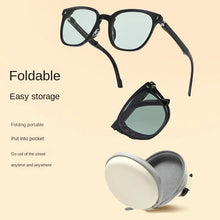 Load image into Gallery viewer, Sunglasses sun Shades Foldable and Portable Women's Outdoor UV Proof Fashion Street Shooting Eye Shadow unisex
