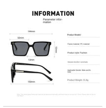 Lade das Bild in den Galerie-Viewer, Sunglasses sun Shades Beige Chic Nail Square Fashionable Women's UV Protection Vintage unisex
