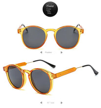Lade das Bild in den Galerie-Viewer, Sunglasses sun Shades Retro Transparent Edge Trendy round Frame Korean Style Face Trimming unisex
