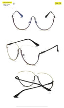 Lade das Bild in den Galerie-Viewer, Sunglasses sun Shades Fashion Large Rim Rimless Fashion Personality unisex
