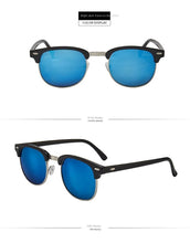 Load image into Gallery viewer, Sunglasses sun Shades Polarized Half Frame Rice Nail Reflective Lenses Retro Photochromic Glass unisex
