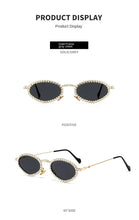 Lade das Bild in den Galerie-Viewer, Sunglasses sun Shades Personality Fashion Women's High Grade Diamond Embedded Hip Hop Anti Blue Light unisex
