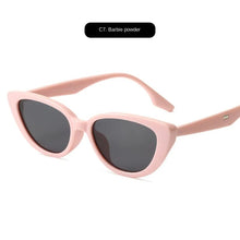 Lade das Bild in den Galerie-Viewer, Sunglasses sun Shades Beautiful Triangle Cats' Eye Women's Fashion Flat Frame Vintage Street Trendy Holiday unisex
