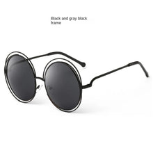Load image into Gallery viewer, Sunglasses sun Shades Large Rim round Frame Women's Real Film Plain unisex
