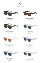 Load image into Gallery viewer, Sunglasses sun Shades Square Retro Brown Advanced Sense Model UV Protection unisex

