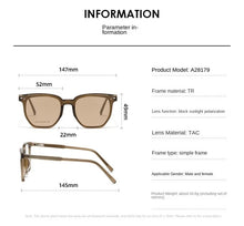 Load image into Gallery viewer, Sunglasses sun Shades Can Be Turned up Polarized Beige Nail Frame with Myopic Option Degrees unisex
