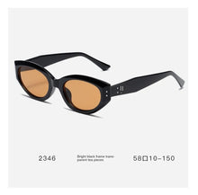 Lade das Bild in den Galerie-Viewer, Sunglasses sun Shades Retro Cats' Eye Women's High Grade Narrow Frame Tide UV Proof unisex
