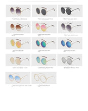 Load image into Gallery viewer, Sunglasses sun Shades Large Rim round Frame Women's Real Film Plain unisex
