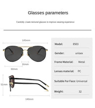 Lade das Bild in den Galerie-Viewer, Sunglasses sun Shades Polarized Male Driver Aviator Driving Pilot Fishing unisex
