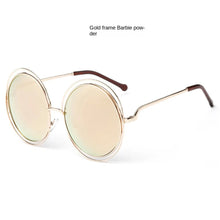 Load image into Gallery viewer, Sunglasses sun Shades Large Rim round Frame Women's Real Film Plain unisex
