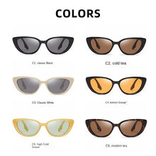 Lade das Bild in den Galerie-Viewer, Sunglasses sun Shades Beautiful Triangle Cats' Eye Women's Fashion Flat Frame Vintage Street Trendy Holiday unisex
